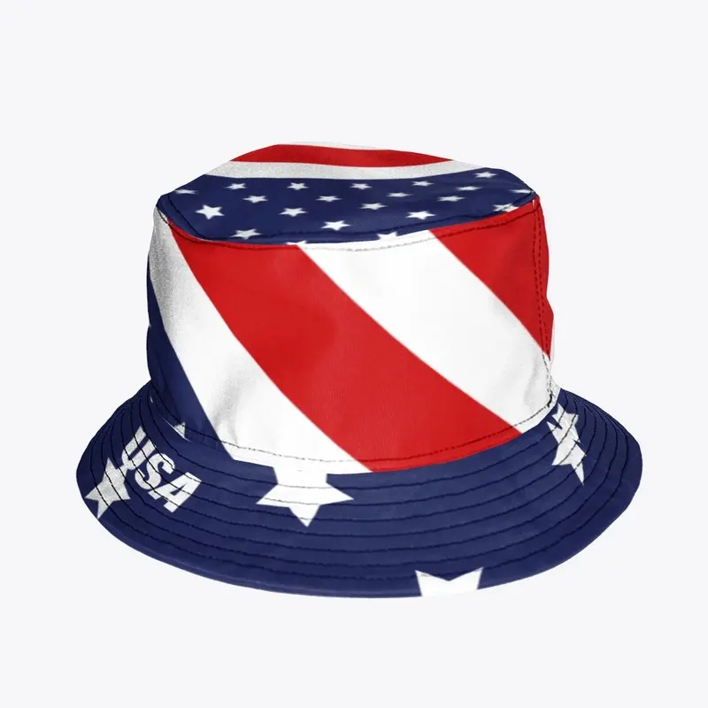 American Flag Summer Sunhat Men Women 