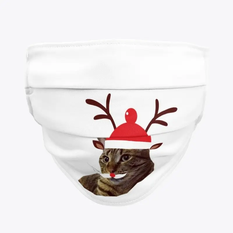 Cat lover Christmas mask