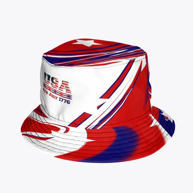 USA 4th of JULY 1776  Summer Sunhat