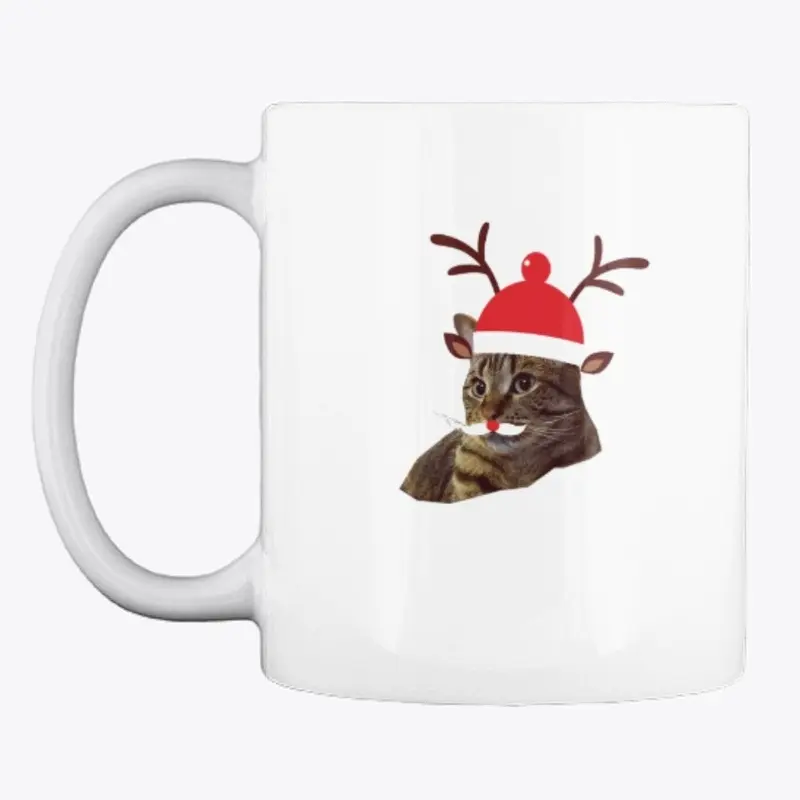 Cat lover Christmas mask