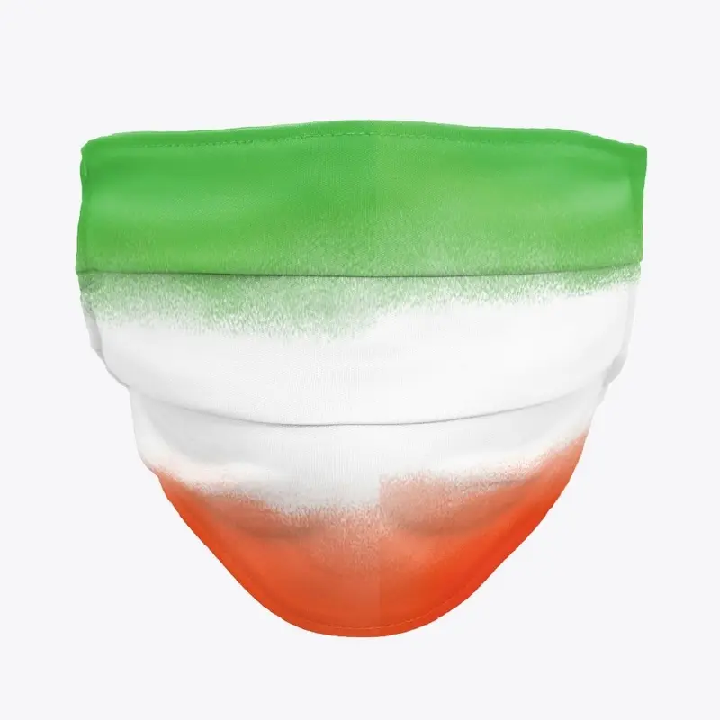 Irish Flag St.Patrick's Day Face Mask