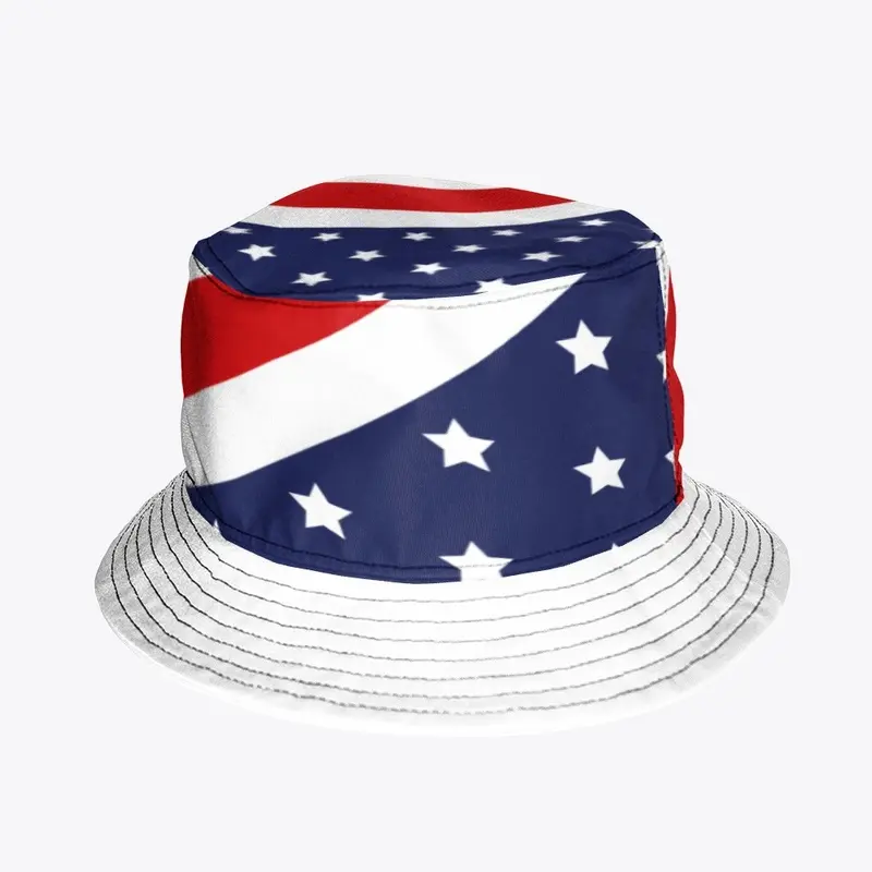 USA Flag Bucket Hat